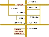 2013 3月10日（日） 大阪 和泉市 石尾山弘法寺　第二回、東日本復興支援「月の明かりコンサート」地図
